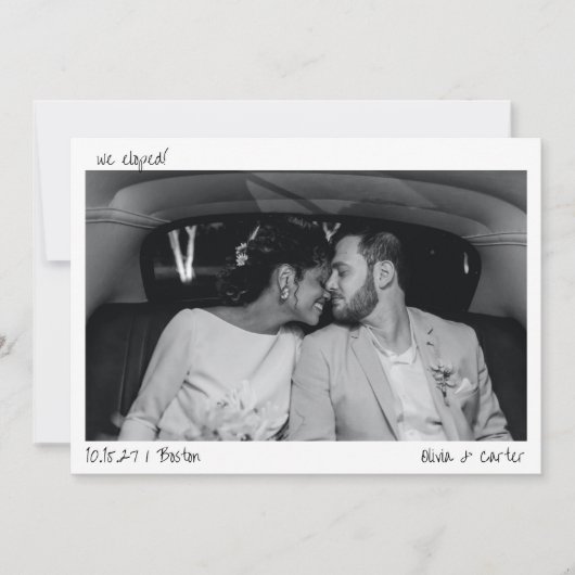 Wir haben die Minimalistische Entwicklung der Hand Ankündigung (Vorderseite)