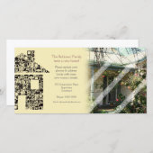 Wir haben die Mosaik House-Informationskarte versc Ankündigung (Vorne/Hinten)