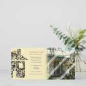 Wir haben die Mosaik House-Informationskarte versc Ankündigung (Stehend Vorderseite)