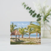 Wir haben die neue Ankündigung personalisiert Postkarte (Stehend Vorderseite)