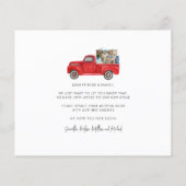 Wir haben die neue Ankündigung zur Adressverschieb (Rückseite)