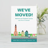 Wir haben die neue Ankündigung zur Adressverschieb (Stehend Vorderseite)