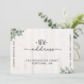 Wir haben die neue Ankündigung zur Adressverschieb (Stehend Vorderseite)