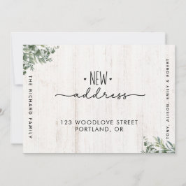 Wir haben die neue Ankündigung zur Adressverschieb