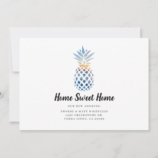 Wir haben die neue Ankündigung zur Adressverschieb (Vorderseite)