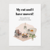 Wir haben die neue Ankündigung zur Adressverschieb Postkarte (Vorderseite)