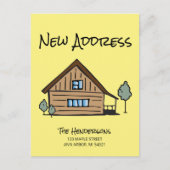 Wir haben die neue Ankündigung zur Adressverschieb Postkarte (Vorderseite)