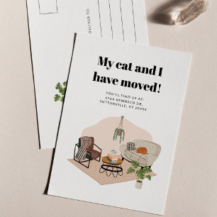 Wir haben die neue Ankündigung zur Adressverschieb Postkarte