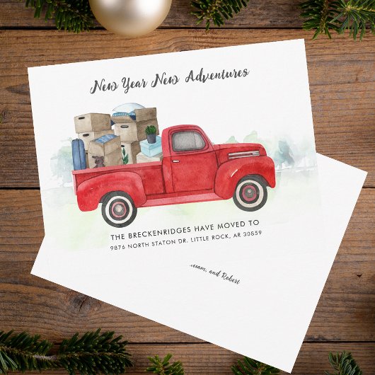 Wir haben die neue Ankündigungskarte für die Adres