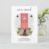 Wir haben die neue Front Red Door Cat verschoben Ankündigung (Stehend Vorderseite)