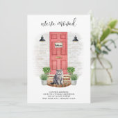 Wir haben die neue Front Red Door Cat verschoben Ankündigung (Stehend Vorderseite)