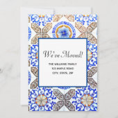 Wir haben die neue italienische blaue Adresse vers Einladung (Vorderseite)