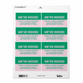 Wir haben die neue schwarz-grüne rosa Adresse vers (Vorne)