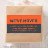 Wir haben die neue schwarz-orange Adresse verschob (Insitu)