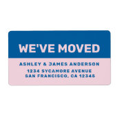 Wir haben die neue schwarz-rosa-blaue Adresse vers (Vorne)