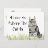 Wir haben die neue Zuhause-Adresse verschoben Postkarte (Vorne/Hinten)