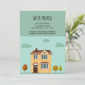 Wir haben die neue Zuhause-bewegende Ankündigung v (Stehend Vorderseite)