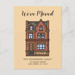 Wir haben die neue Zuhause Moving Ankündigung Post Postkarte