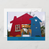 Wir haben die neue Zuhause New Life Postcard versc Ankündigungspostkarte (Vorne/Hinten)