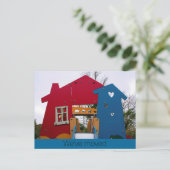 Wir haben die neue Zuhause New Life Postcard versc Ankündigungspostkarte (Stehend Vorderseite)
