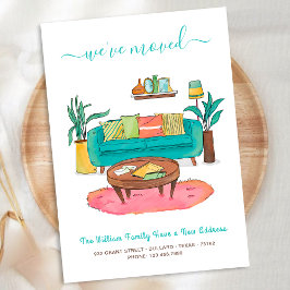 Wir haben die neue Zuhause "Niedliche Wasserfarbe" Ankündigung