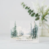 Wir haben die neue Zuhause Rustikale Landschaft ve Postkarte (Stehend Vorderseite)