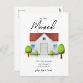 Wir haben die neue Zuhause Simple Minimalistisch M Postkarte (Vorne/Hinten)