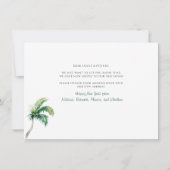 Wir haben die Neujahrskündigung über Palmen versch (Rückseite)