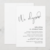 Wir haben die Party Einladung der Hochzeitsfeier (Vorne/Hinten)