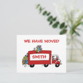 Wir haben die Postkarte mit dem beweglichen Van ve (Stehend Vorderseite)