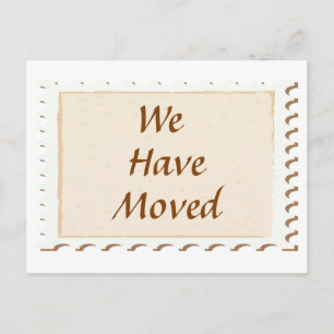 Wir haben die Postkarte verschoben