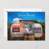 Wir haben die Postkarte verschoben (Vorne/Hinten)