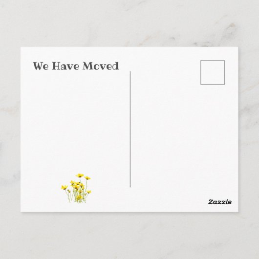 Wir haben die Postkarte verschoben (Rückseite)