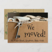 Wir haben die Postkarte verschoben (Vorne/Hinten)