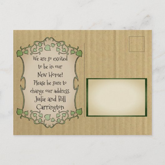 Wir haben die Postkarte verschoben (Rückseite)