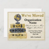 Wir haben die Postkarte verschoben (Vorne/Hinten)