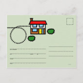 Wir haben die Postkarte verschoben (Rückseite)