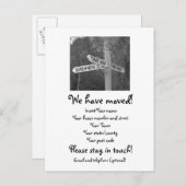 Wir haben die Postkarte verschoben (Vorne/Hinten)