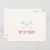 Wir haben die Postkarte verschoben (Vorne/Hinten)