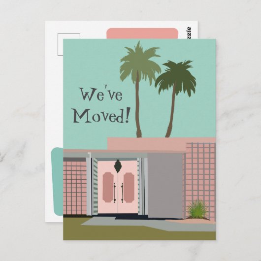 Wir haben die Postkarte verschoben (Vorne/Hinten)