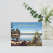 Wir haben die Postkarte verschoben (Stehend Vorderseite)