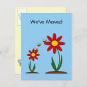 Wir haben die Postkarte verschoben (Vorne/Hinten)