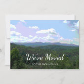 Wir haben die Rustikalen Berge neu Zuhause verscho Ankündigung (Vorderseite)