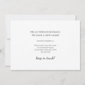 Wir haben die Rustikalen Berge neu Zuhause verscho Ankündigung (Rückseite)