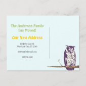 Wir haben die Schüssel Familie verlegt Ankündigungspostkarte (Rückseite)