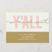 Wir haben die South Y'all Moving Ankündigung versc (Vorne/Hinten)