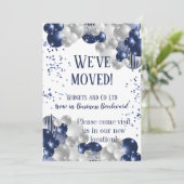 Wir haben die Standortverlagerung verlagert Einladung (Stehend Vorderseite)