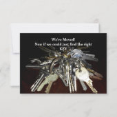 Wir haben die Tasten mit einer humorvollen Flachka Dankeskarte (Vorderseite)