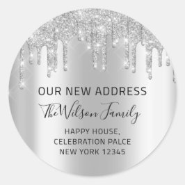 Wir haben die UAWG Änderung der neuen Adresse Silv Runder Aufkleber