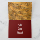 Wir haben die Verfassung und die Fahne der USA Karte (Innenseite)